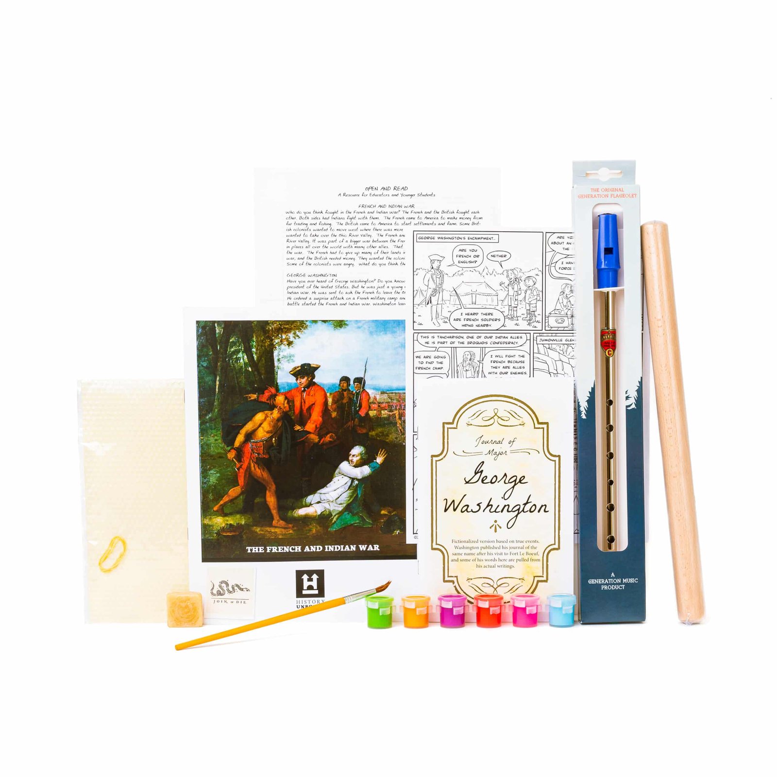 french and indian war box contents