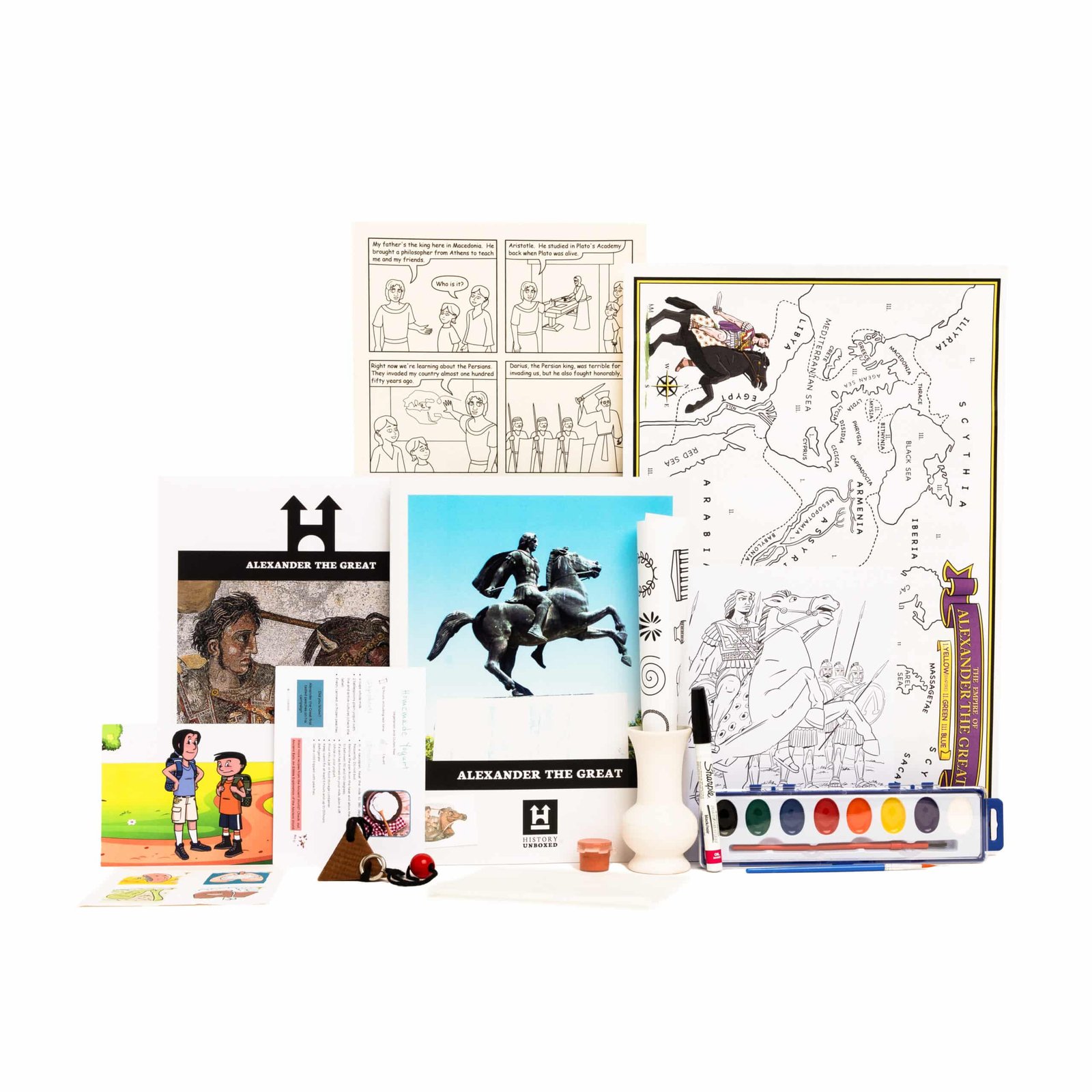 alexander the great box contents